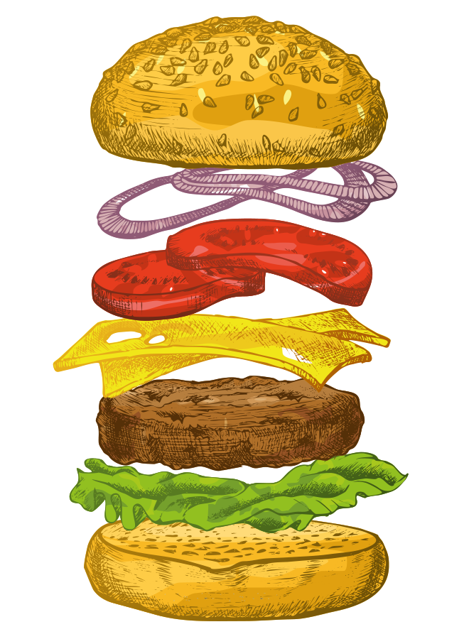 Burger corporate customers food industry